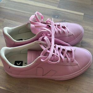 EUC Veja Mansur Gavriel Pink tennis shoes size 9
